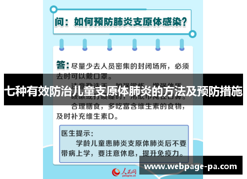 七种有效防治儿童支原体肺炎的方法及预防措施 七种有效防治儿童支原体肺炎的方法及预防措施