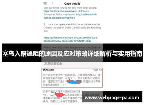 塞鸟入籍遇阻的原因及应对策略详细解析与实用指南