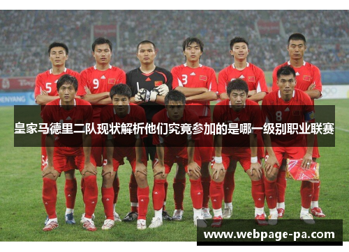 皇家马德里二队现状解析他们究竟参加的是哪一级别职业联赛 皇家马德里二队现状解析他们究竟参加的是哪一级别职业联赛