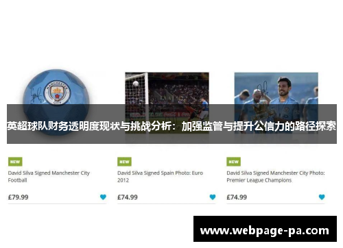 英超球队财务透明度现状与挑战分析：加强监管与提升公信力的路径探索